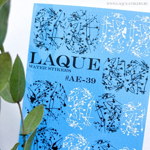 Sticker design AE39 by LAQUE (water soluble stickers)