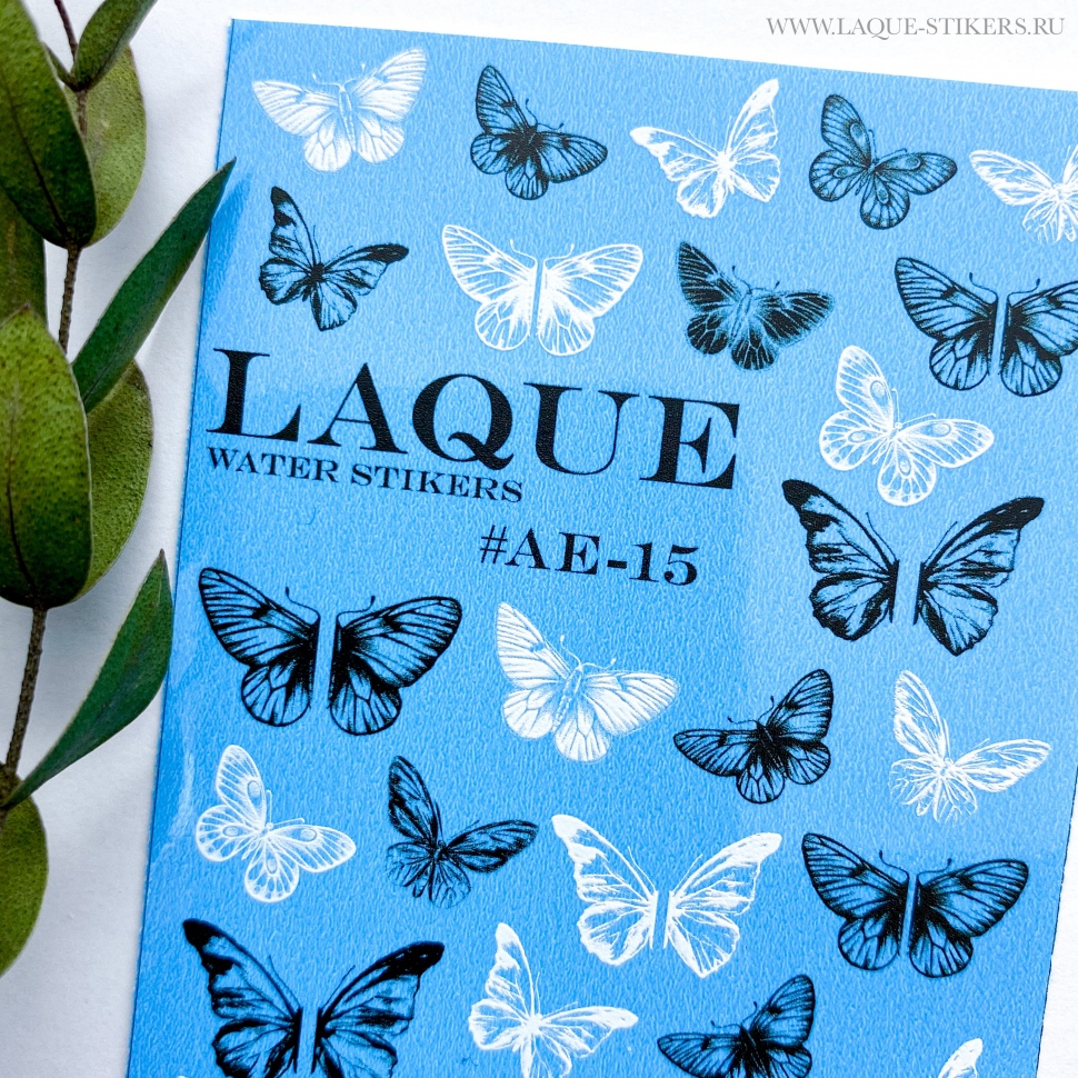 Sticker design AE15 by LAQUE (water soluble stickers)