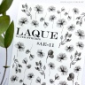 Sticker design AE11 black by LAQUE (water soluble stickers)