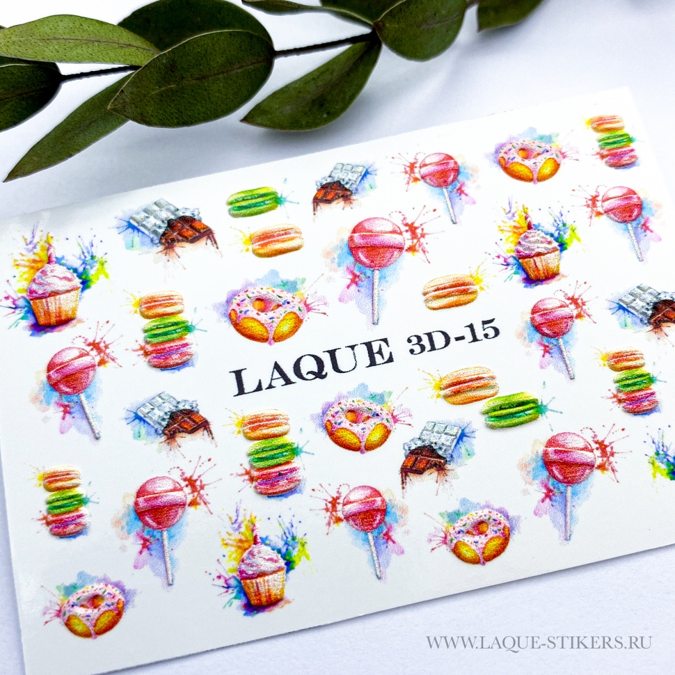 3D Sticker Design 3D15 (water soluble stickers)