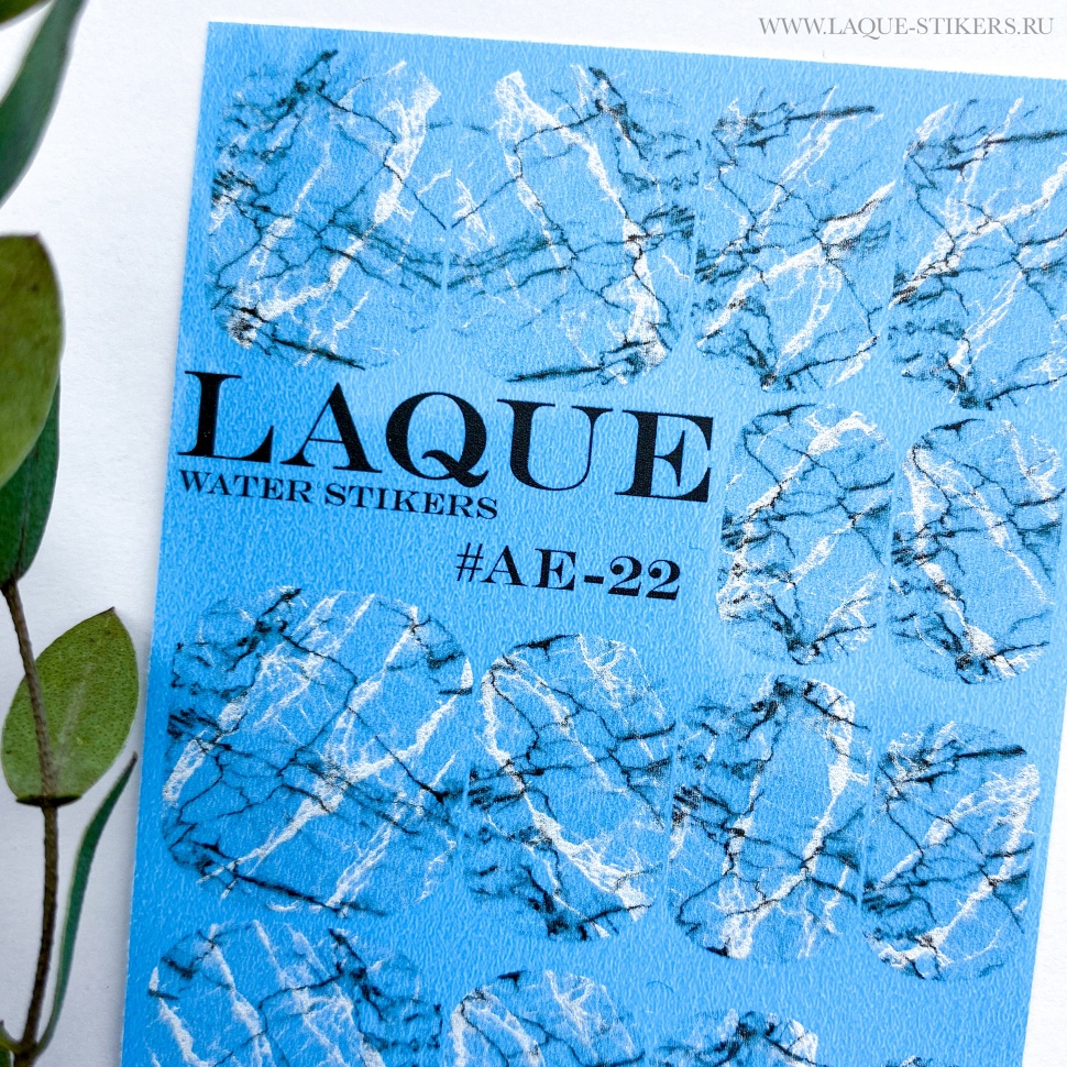 Sticker design AE22 by LAQUE (water soluble stickers)