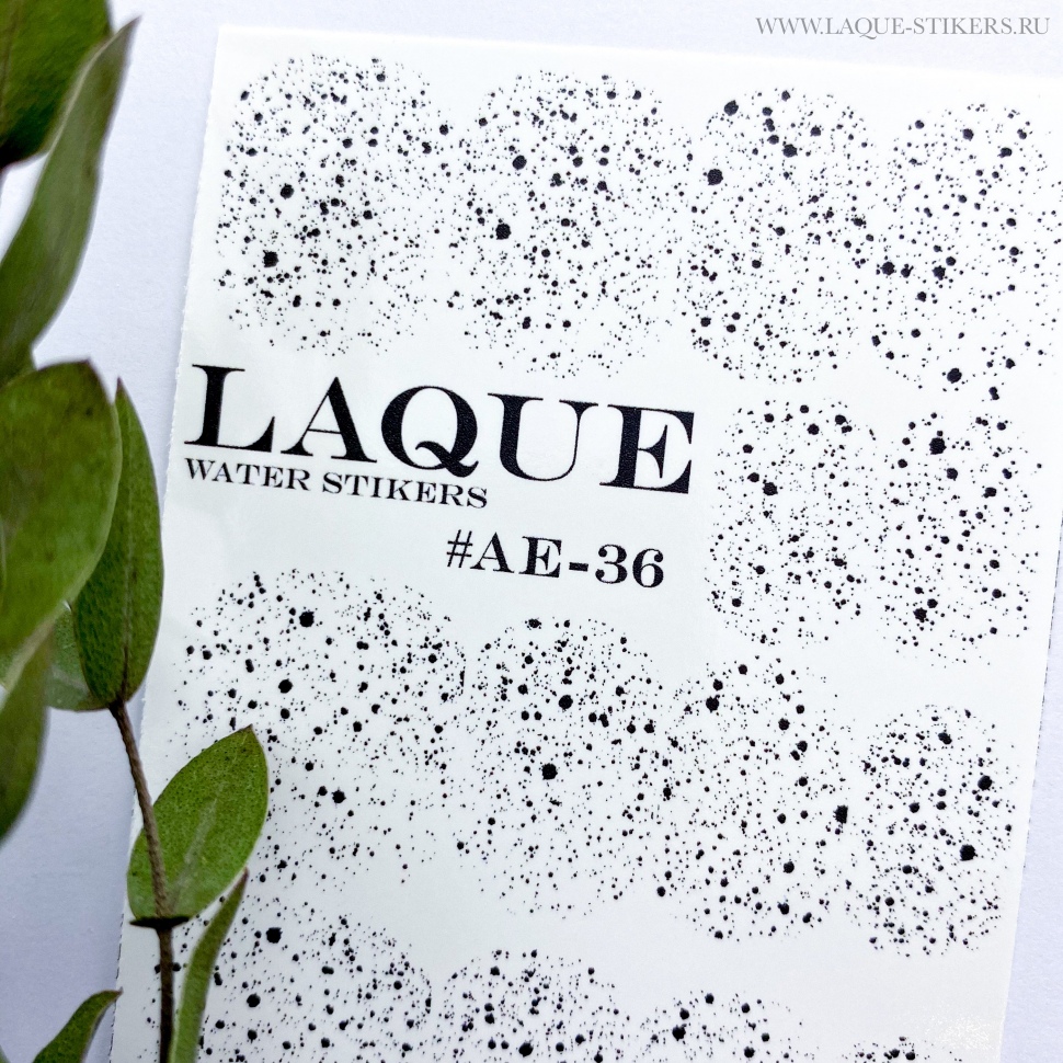 Sticker design AE36 by LAQUE (water soluble stickers)