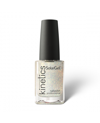 Nagellack SolarGel (lufttrocknend) Silver Fairy Dust 15ml Nr.101 von Kinetics 