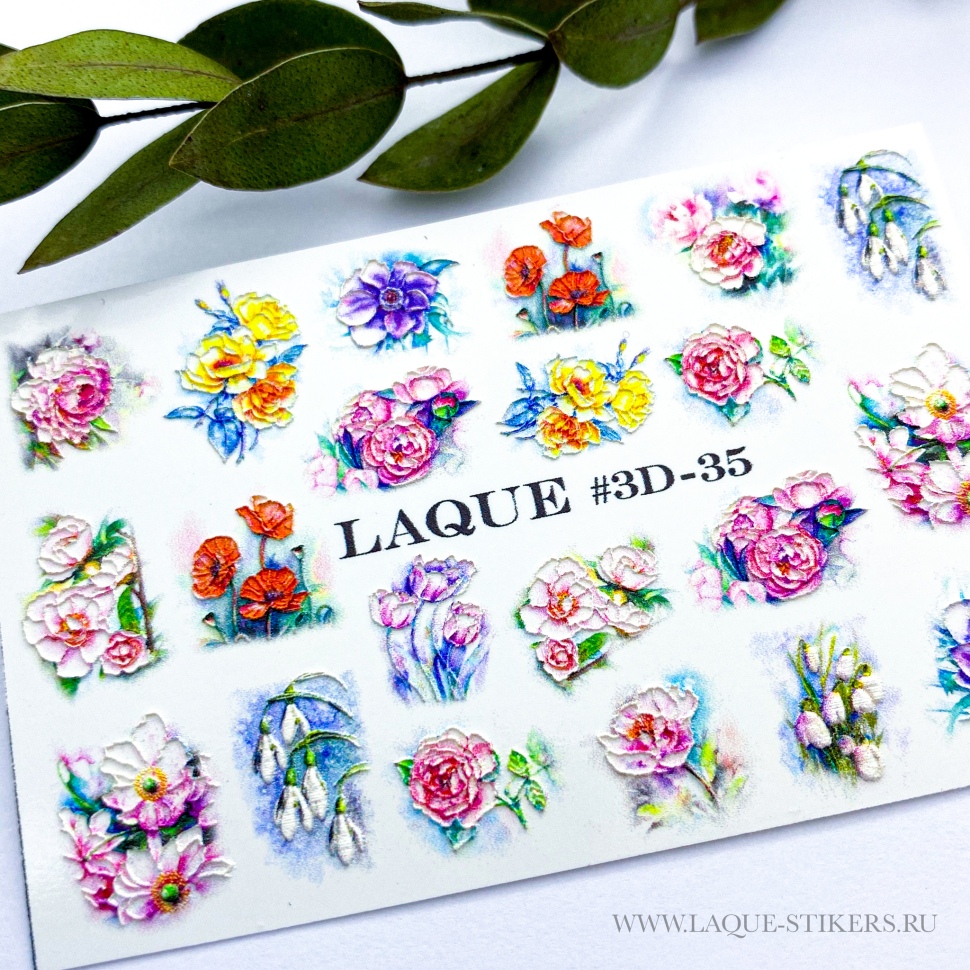 3D Sticker Design 3D35 (Water Soluble Stickers)