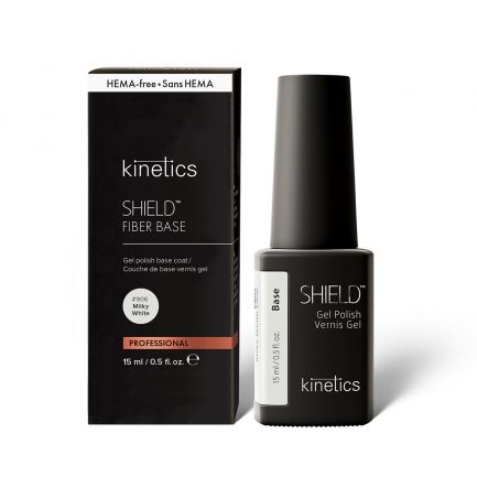 Фибер база для ногтей Kinetics MILKY WHITE #906 (15мл) Hema-free