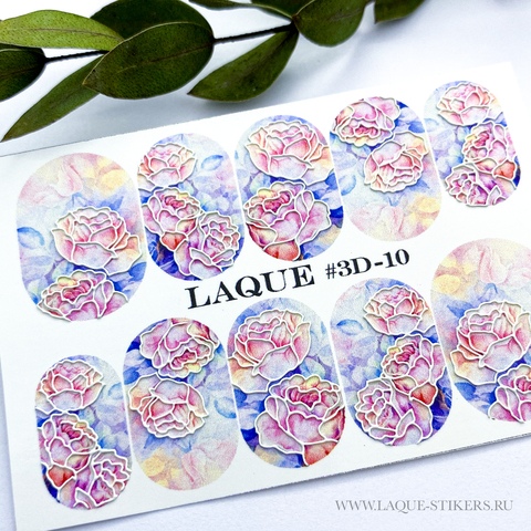 3D Sticker Design 3D10 (water soluble stickers)